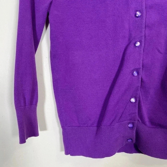 J.CREW | JACKIE CARDIGAN IN FIESTA PURPLE - Picture 9 of 15